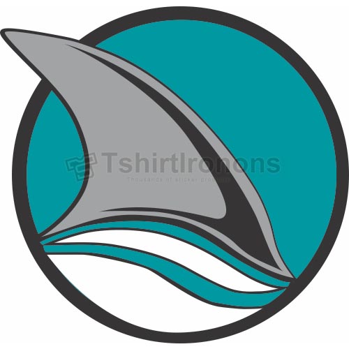 San Jose Sharks T-shirts Iron On Transfers N313